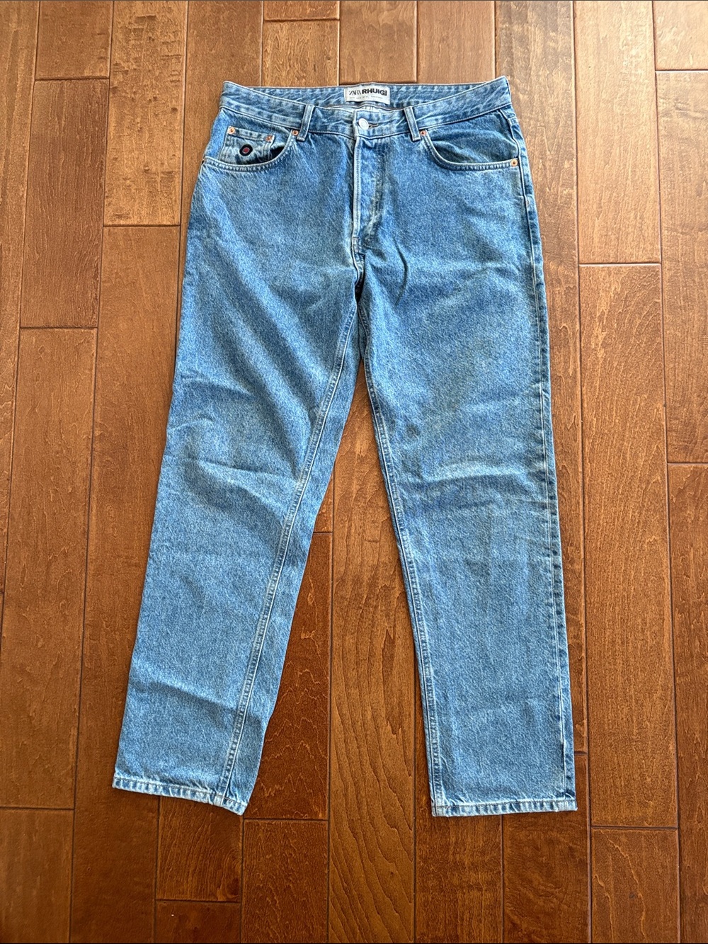 Classic Zara Men's Light Blue Jeans